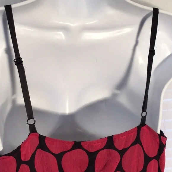 Express Silk Polka Dot Baby Doll Mini Sz M - Picture 7 of 14